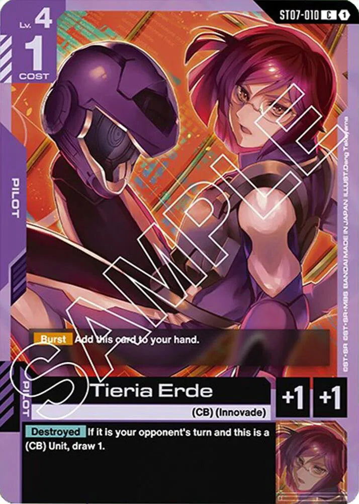 Tieria Erde ST07-010 · Normal (Starter Deck 07: Celestial Drive)