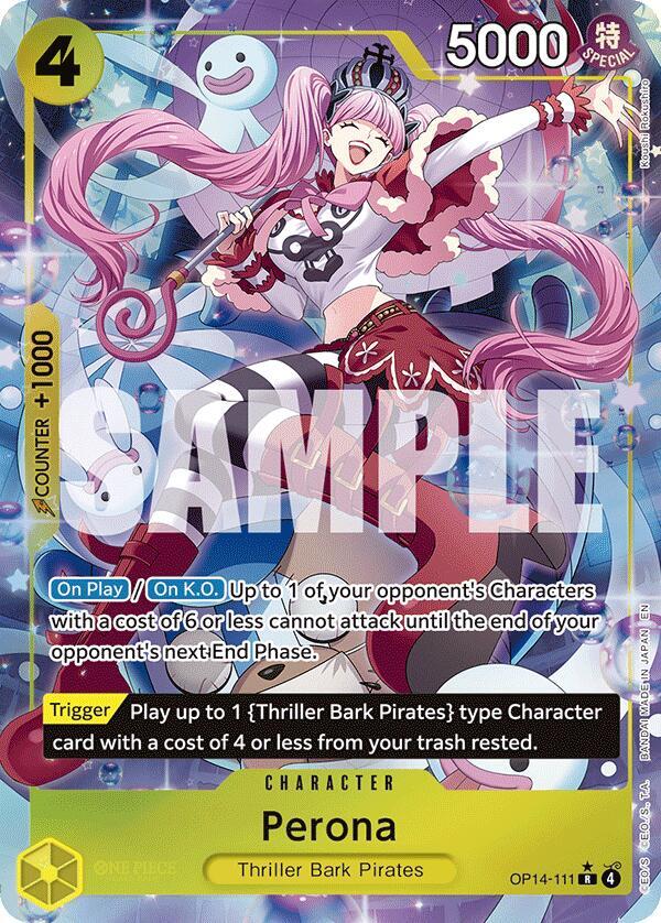 Perona - OP14-111 (Alternate Art) (The Azure Sea's Seven)