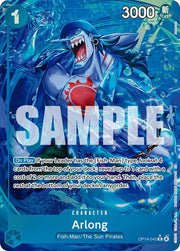 Arlong - (Alternate Art) OP14-042 · Foil (The Azure Sea's Seven)