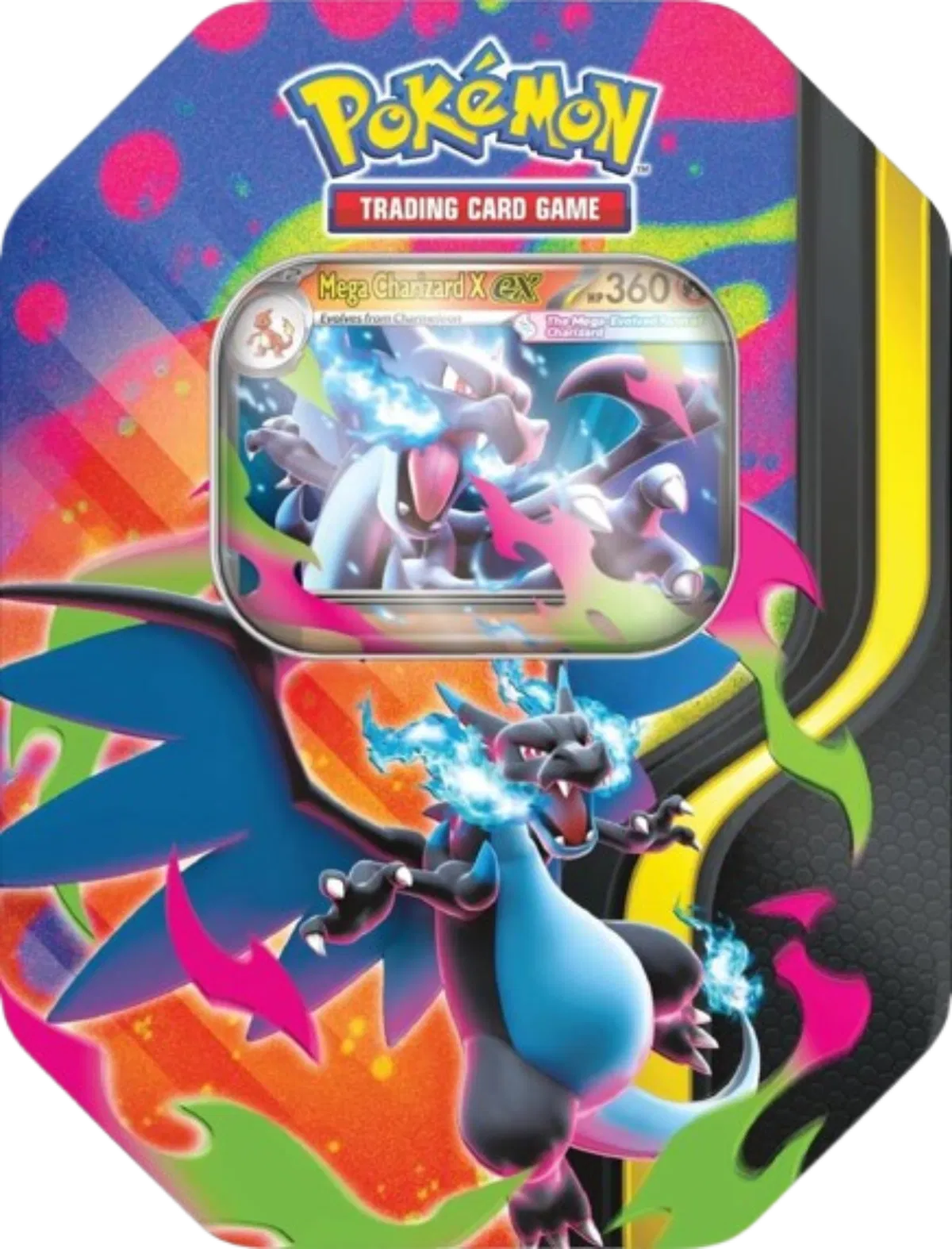 Mega Charizard Tin (Mega Charizard X) (Miscellaneous Cards & Products)