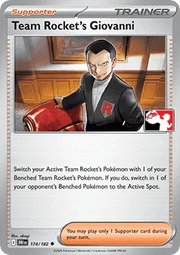 Team Rocket's Giovanni 174/182 (Prize Pack Series One)