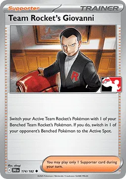 Team Rocket's Giovanni 174/182 (Prize Pack Series One)