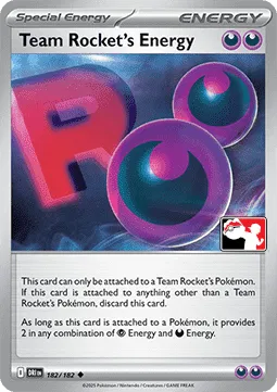 Team Rocket's Energy 182/182 (Prize Pack Series One)