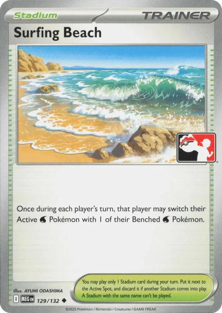 Surfing Beach 129/132 (Prize Pack Series One)