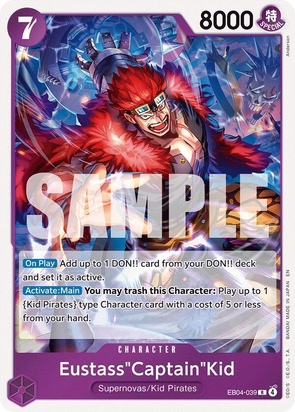 Eustass"Captain"Kid - EB04-039 (The Azure Sea's Seven)