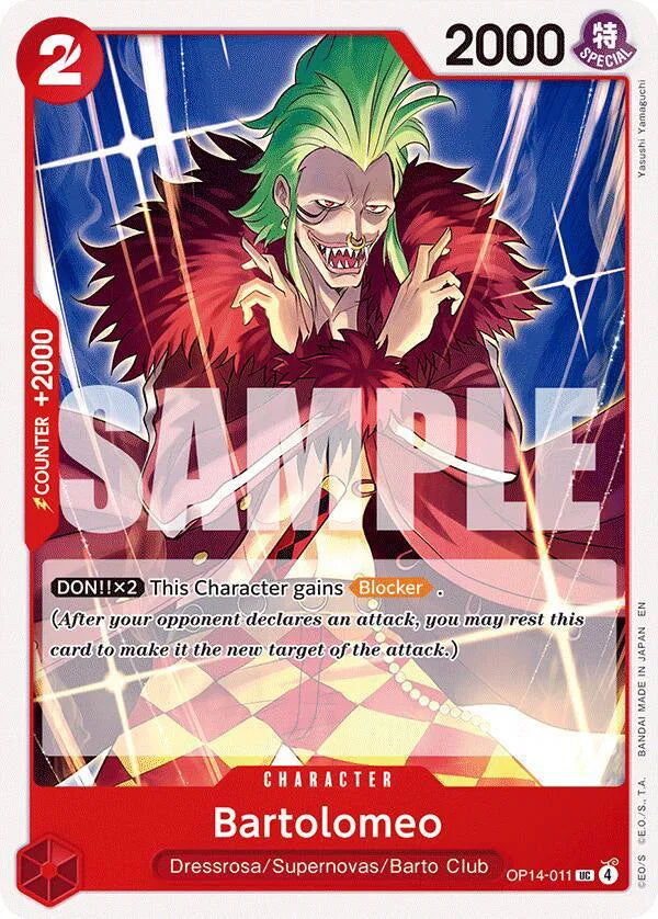 Bartolomeo OP14-011 (The Azure Sea's Seven)