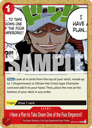 I Have a Plan to Take Down One of the Four Emperors!! OP14-019 (The Azure Sea's Seven)
