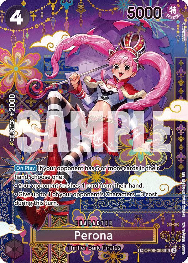 Perona - OP06-093 (SP) (The Azure Sea's Seven)