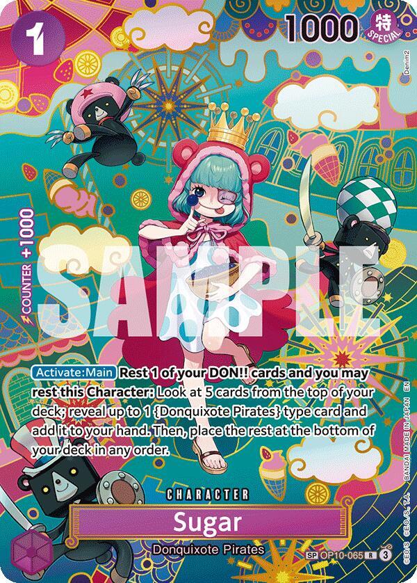 Sugar - OP10-065 (SP) (The Azure Sea's Seven) — PSA 10