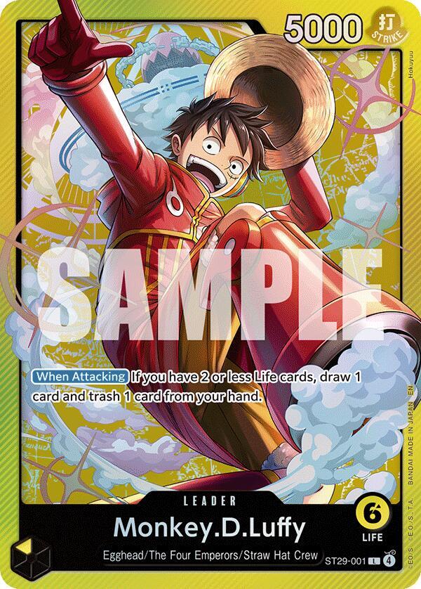 Monkey.D.Luffy (001) ST29-001 (Starter Deck 29: Egghead)