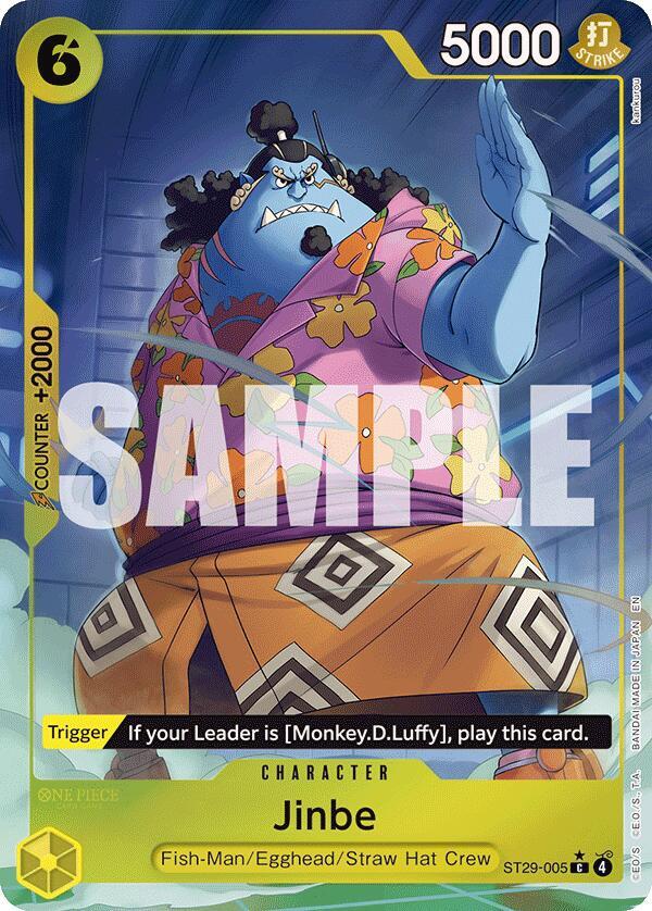 Jinbe (Full Art) ST29-005 (Starter Deck 29: Egghead)