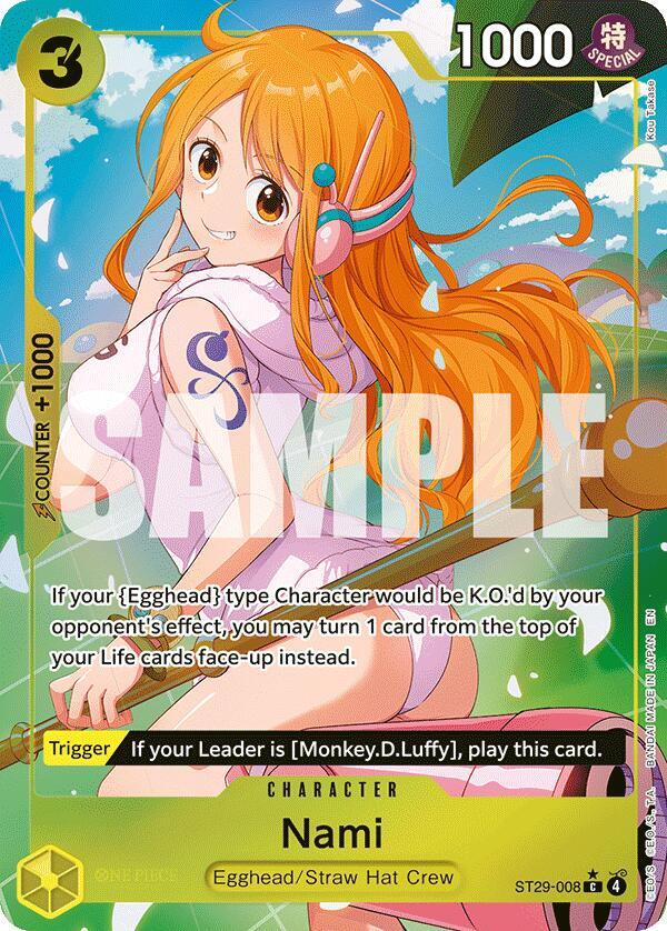 Nami (Full Art) - Starter Deck 29: Egghead (ST29-008)