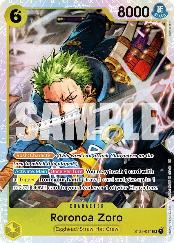 Roronoa Zoro ST29-014 (Starter Deck 29: Egghead)