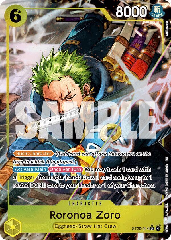 Roronoa Zoro (Full Art) ST29-014 (Starter Deck 29: Egghead)