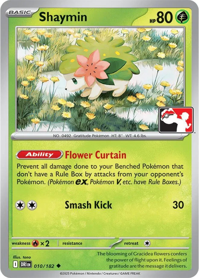 Shaymin - 010/182 (Prize Pack Series One)