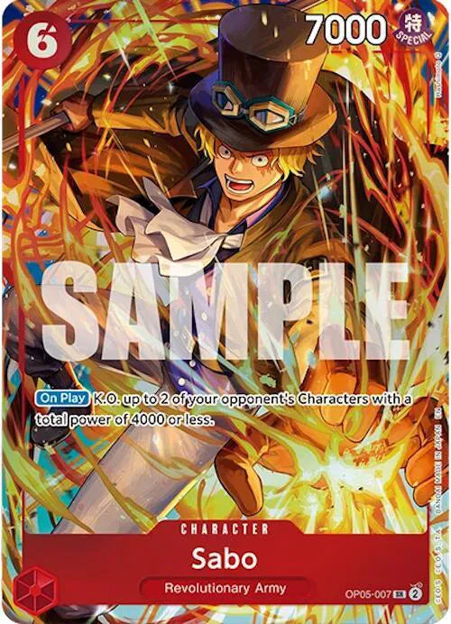 Sabo (Illustration Box Vol.5) OP05-007 · Foil (One Piece Promotion Cards)
