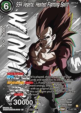 SS4 Vegeta, Heated Fighting Spirit (Ultra-Bout Series Tournament Pack Vol.1) (Winner) P-457 (Tournament Promotion Cards)