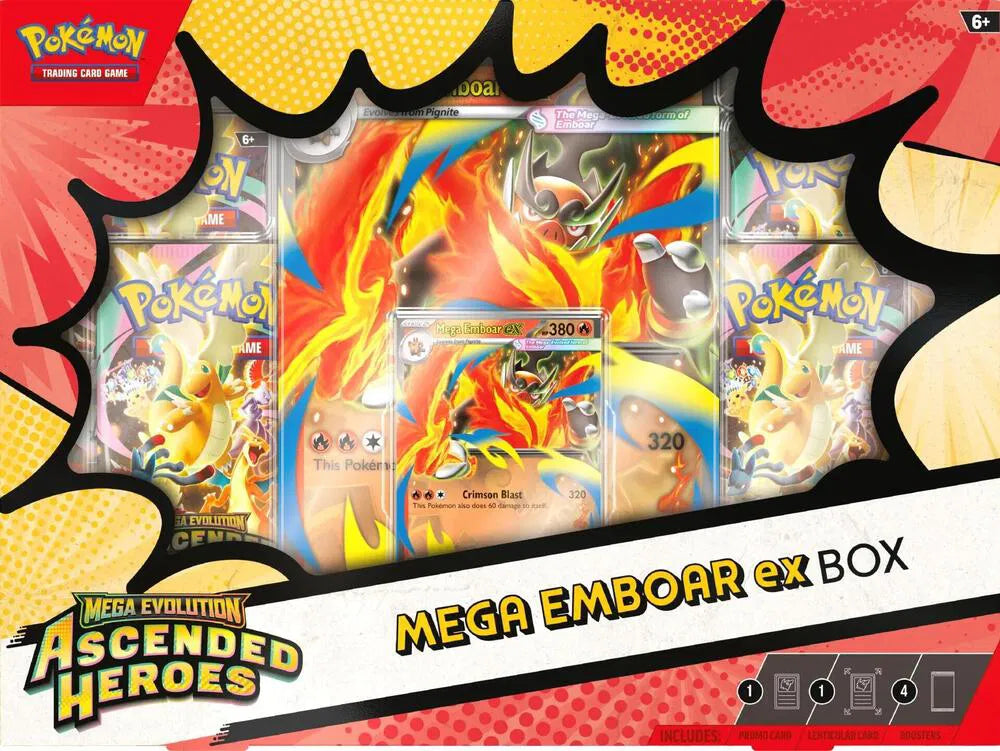 Ascended Heroes Mega Emboar ex Box · Normal