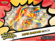 Ascended Heroes Mega Emboar ex Box · Collection Box