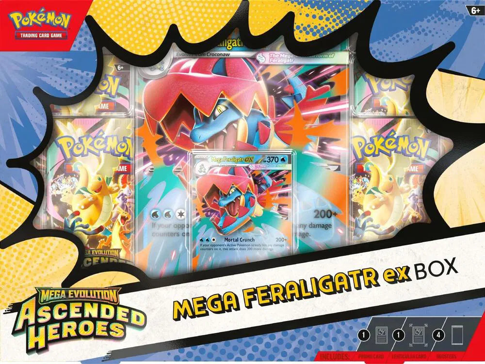 Ascended Heroes Mega Feraligatr ex Box · Normal