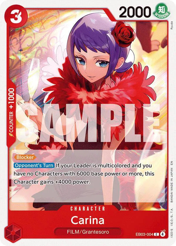 Carina EB03-004 (Extra Booster: One Piece Heroine's Edition)