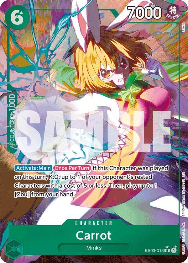 Carrot (Alternate Art) EB03-013 (Extra Booster: One Piece Heroine's Edition)
