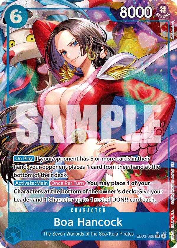 Boa Hancock (Alternate Art) EB03-026 (Extra Booster: One Piece Heroine's Edition)