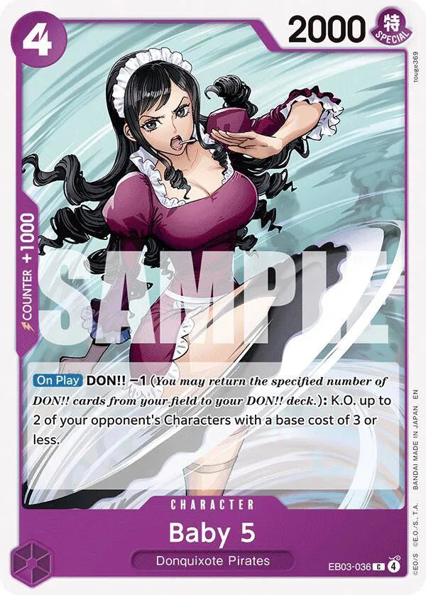 Baby 5 EB03-036 (Extra Booster: One Piece Heroine's Edition)