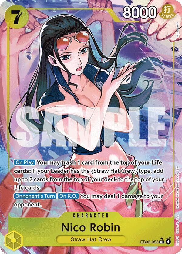 Nico Robin (055) (Alternate Art) EB03-055 (Extra Booster: One Piece Heroine's Edition)