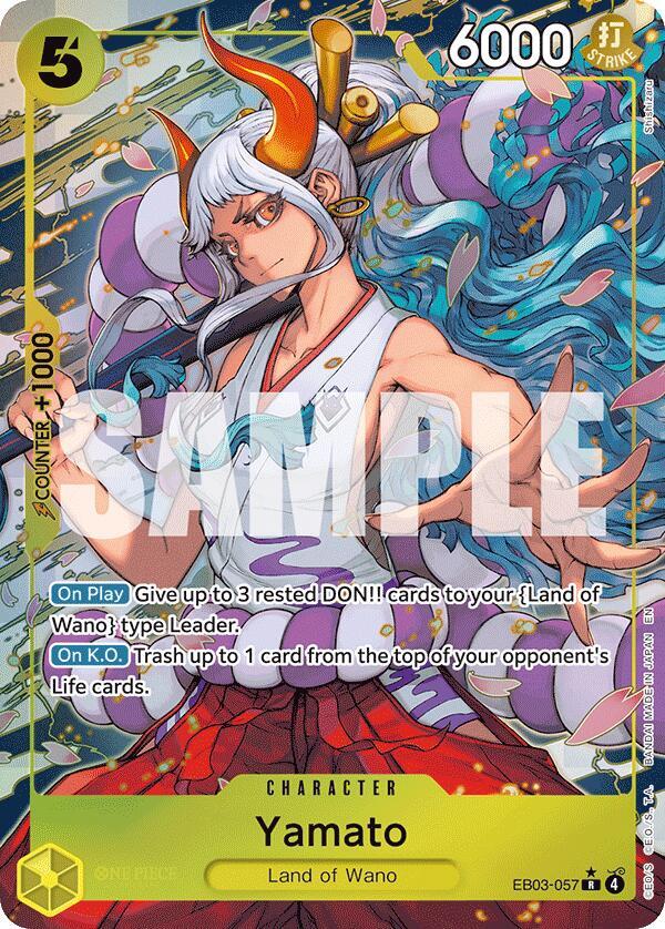 Yamato (Alternate Art) EB03-057 · Foil (Extra Booster: One Piece Heroine's Edition)