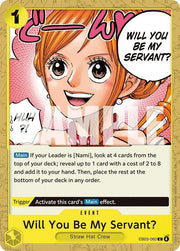 Will You Be My Servant? EB03-060 (Extra Booster: One Piece Heroine's Edition)