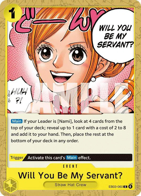 Will You Be My Servant? EB03-060 (Extra Booster: One Piece Heroine's Edition)