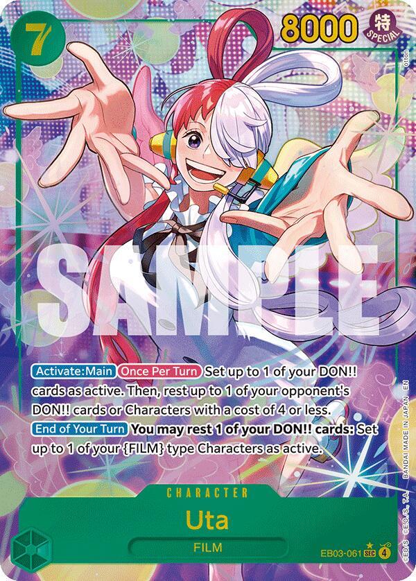 Uta (061) (Alternate Art) EB03-061 (Extra Booster: One Piece Heroine's Edition)