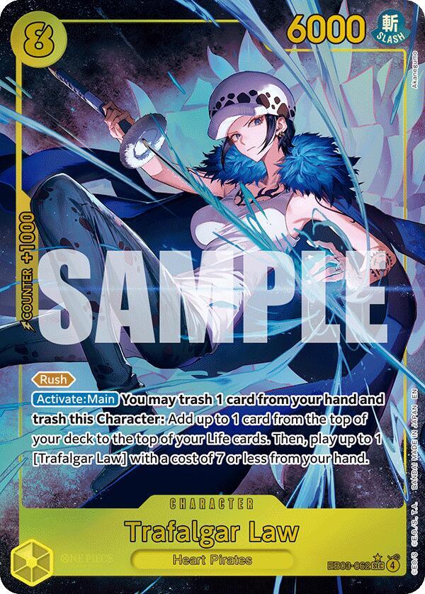 Trafalgar Law (Alternate Art) EB03-062 (Extra Booster: One Piece Heroine's Edition)