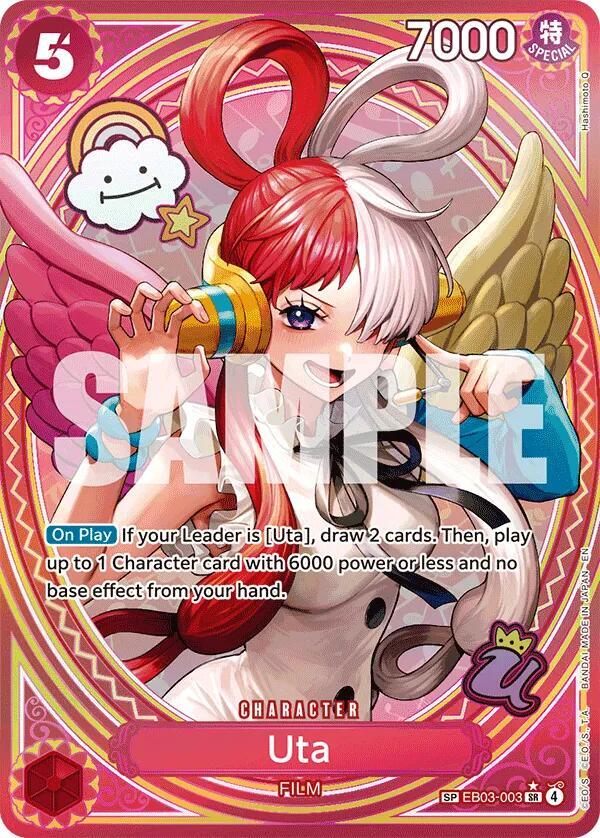 Uta - 003 (SP) EB03-003 (Extra Booster: One Piece Heroine's Edition) — PSA 10