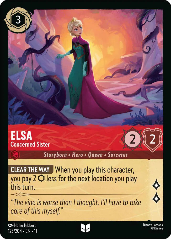 Elsa - Concerned Sister 125/204 · Normal (Winterspell)