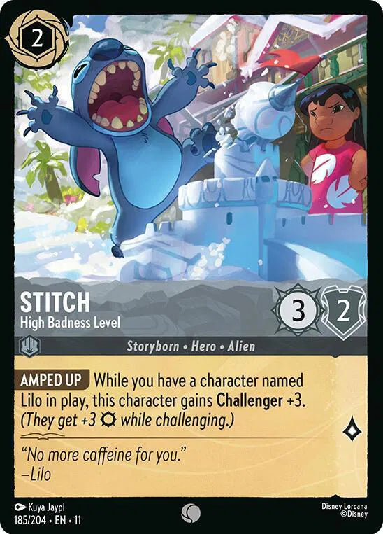 Stitch - High Badness Level 185/204 · Normal (Winterspell)