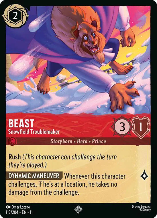Beast - Snowfield Troublemaker 118/204 · Normal (Winterspell)