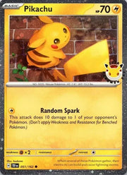 Pikachu (Pokemon Day 2026) 051/162 (Miscellaneous Cards & Products)