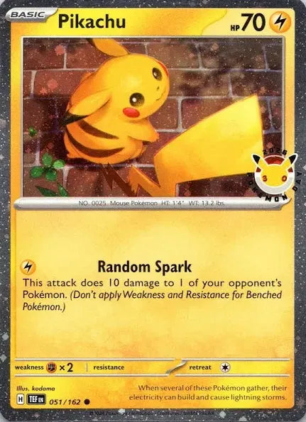 Pikachu (Pokemon Day 2026) 051/162 · Holofoil (Miscellaneous Cards & Products)