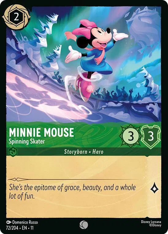 Minnie Mouse - Spinning Skater 72/204 · Normal (Winterspell)