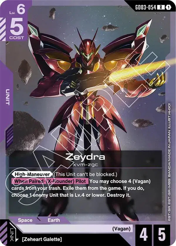 Zeydra GD03-054 · Holofoil (Steel Requiem)