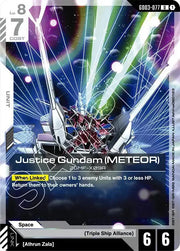 Justice Gundam (METEOR) GD03-077 (Steel Requiem)