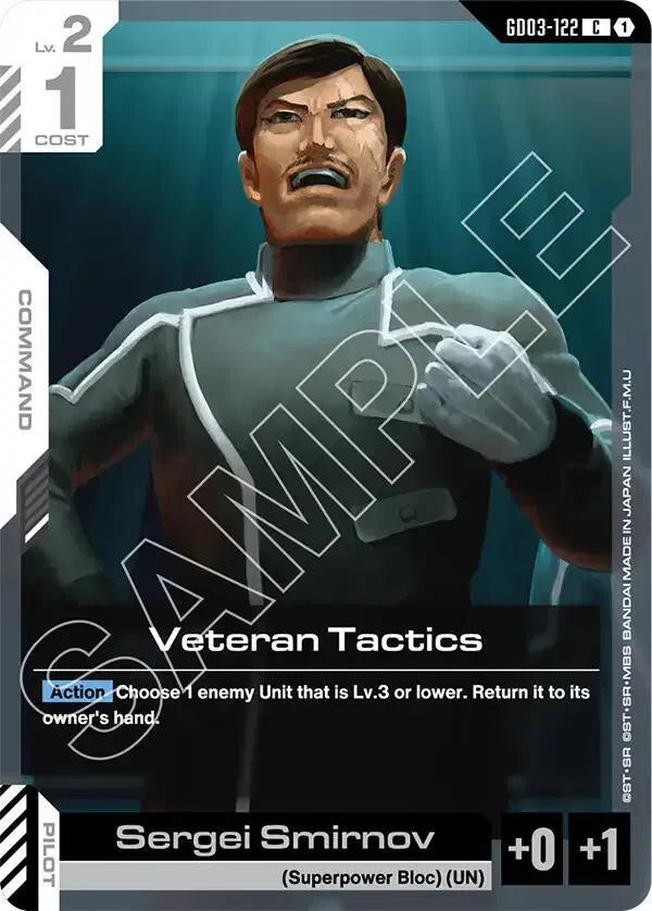 Veteran Tactics GD03-122 · Normal (Steel Requiem)