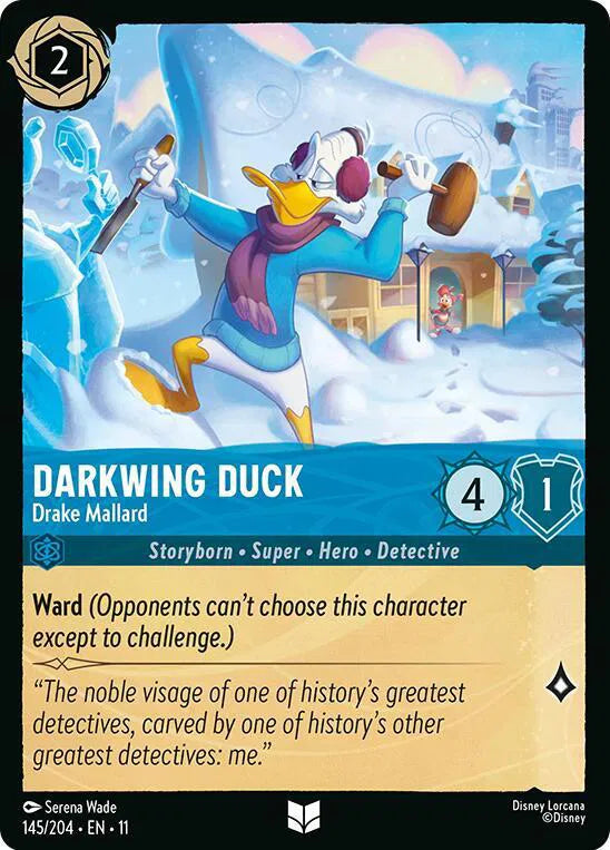 Darkwing Duck - Drake Mallard 145/204 · Normal (Winterspell)