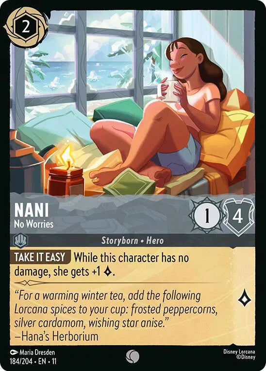 Nani - No Worries 184/204 · Normal (Winterspell)