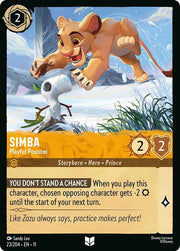 Simba - Playful Pouncer 23/204 · Normal (Winterspell)