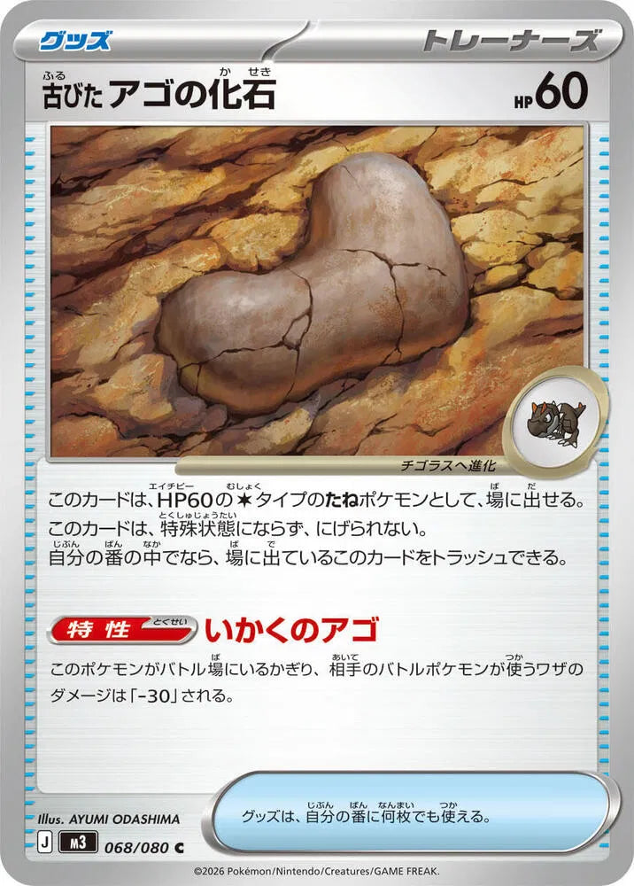 Antique Jaw Fossil - 068/080 M3: Nihil Zero (M3)