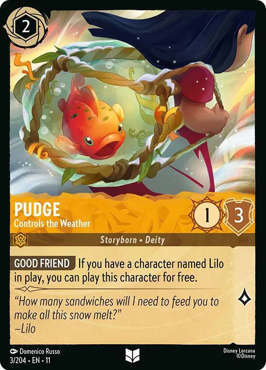 Pudge - Controls the Weather 3/204 · Cold Foil (Winterspell)