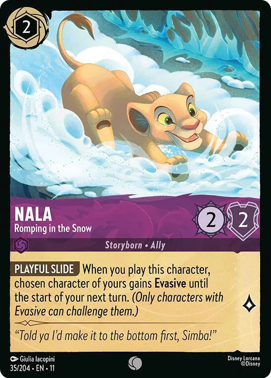 Nala - Romping in the Snow 35/204 · Normal (Winterspell)